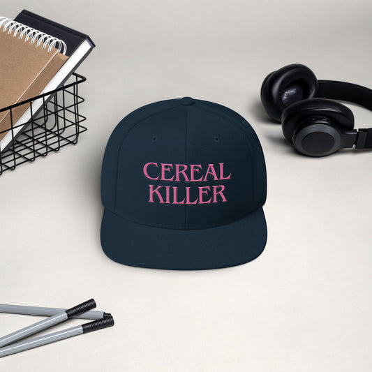 Cereal killer embroidery Snapback cap - Guru and muse